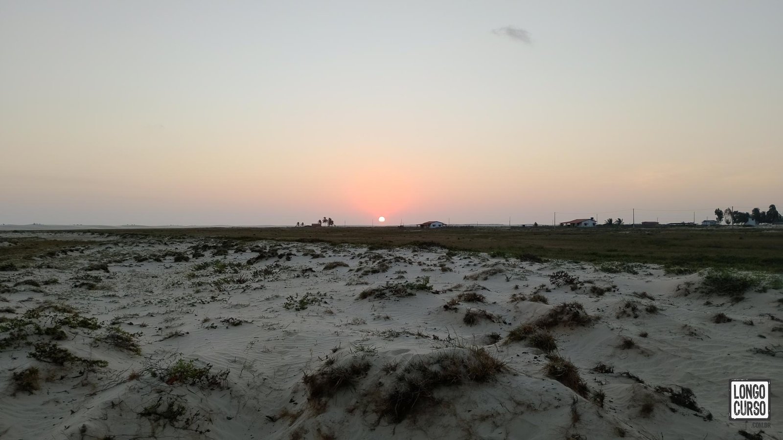 Pôr do sol no Canto de Atins