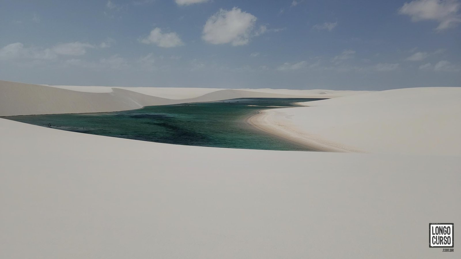 Lagoa durante a caminhada para a Baixa Grande