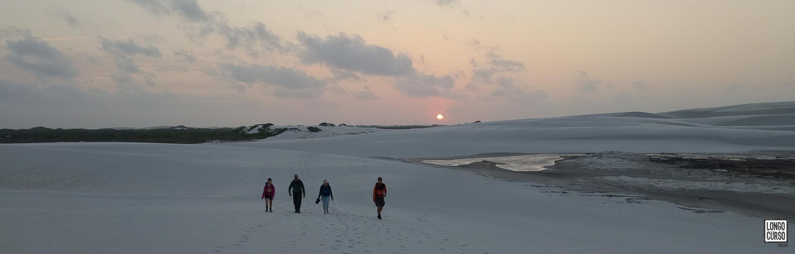 Queimada dos Britos vai sendo deixada para trás ao nascer do sol