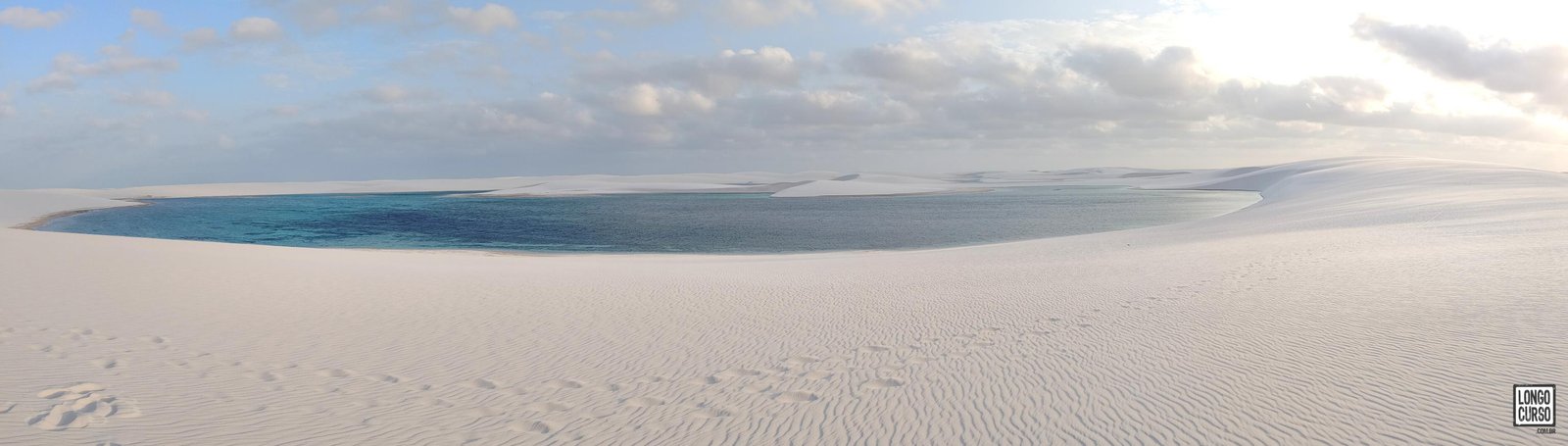 Lagoa no trecho entre os oásis de Baixa Grande e Betânia