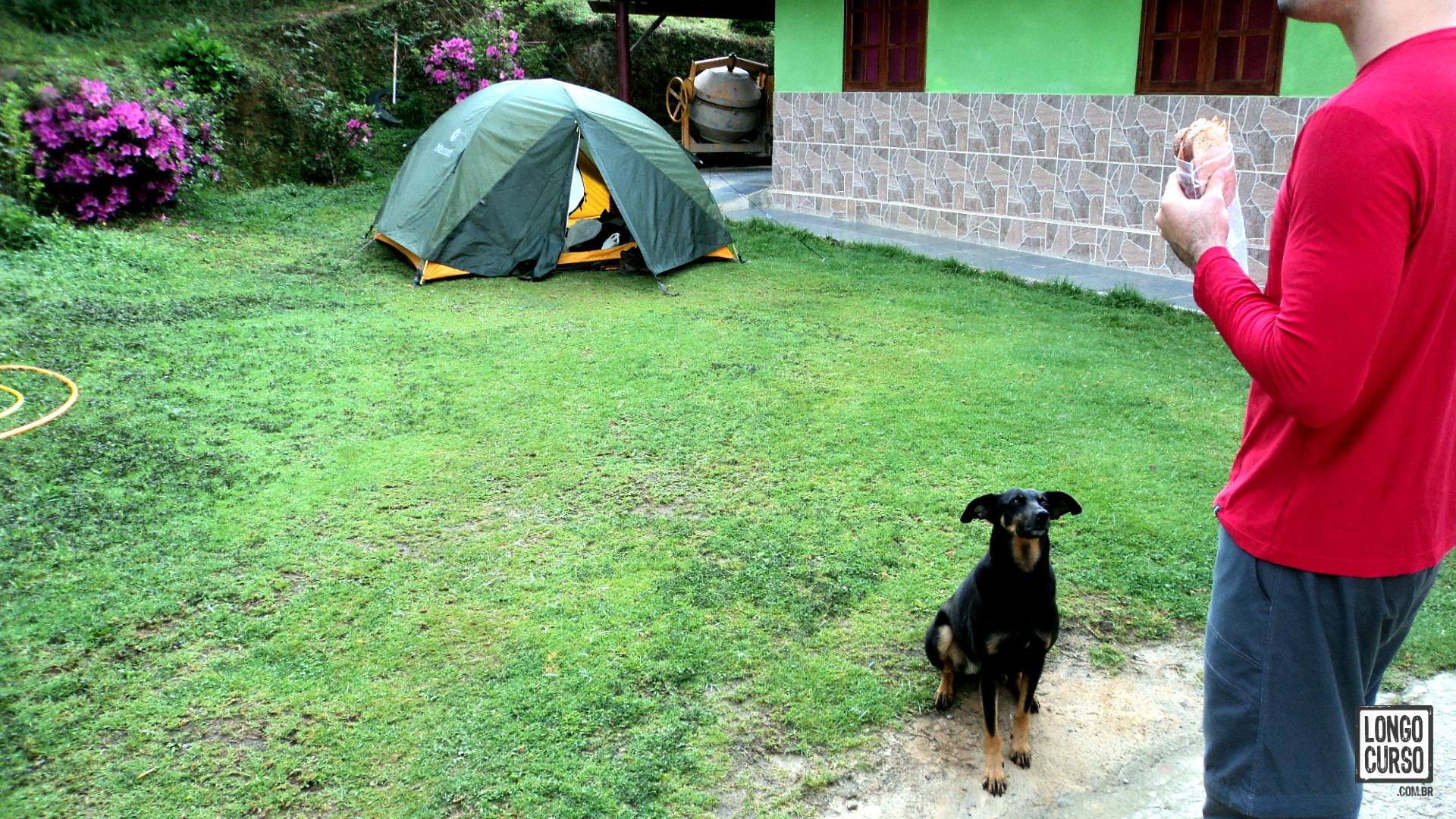 Acampando na Pousada da Dona Sônia, no Matão