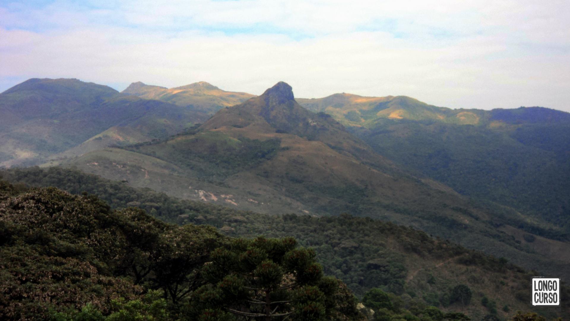 Visual da Pedra Grande a partir da Pousada da Dona Sônia